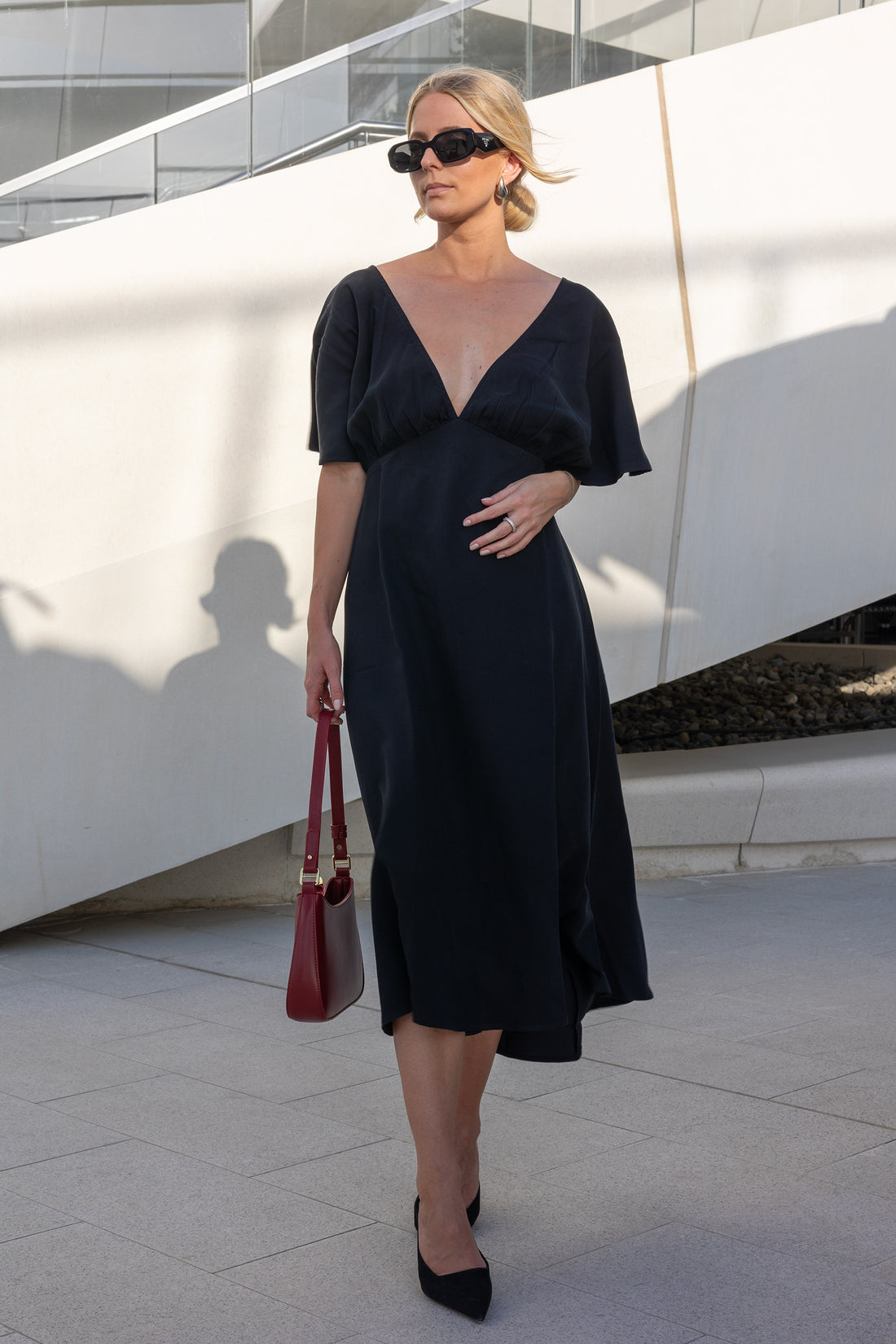 The Black V Dress The Black V Dress