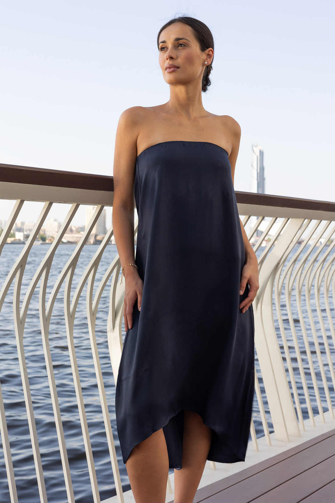 The Navy Tube Dress